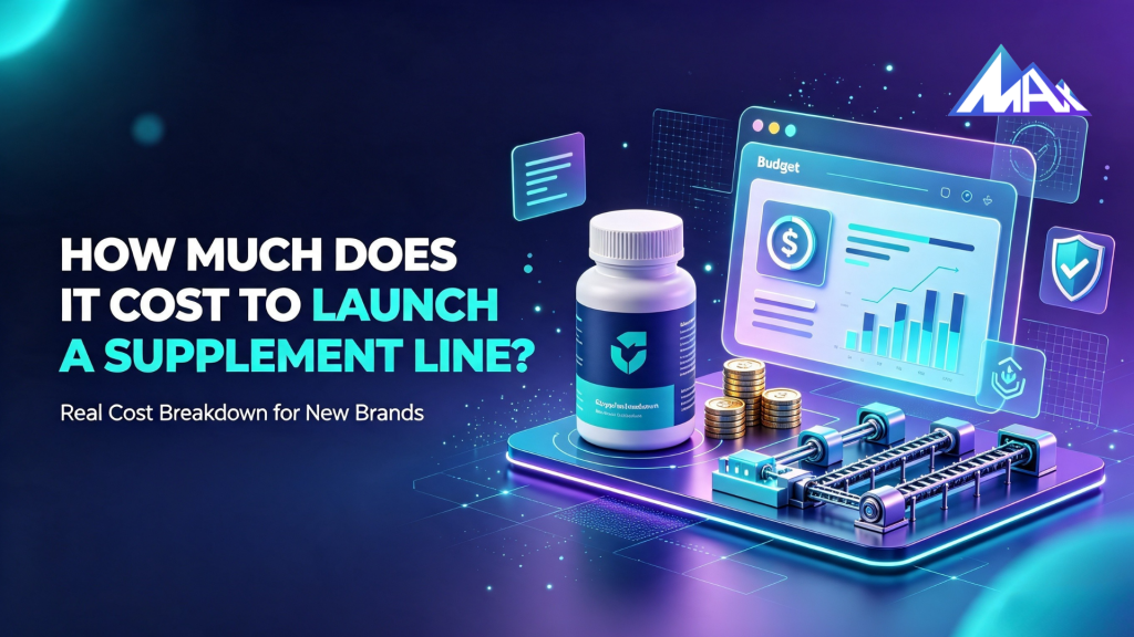 budget for starting a supplement brand