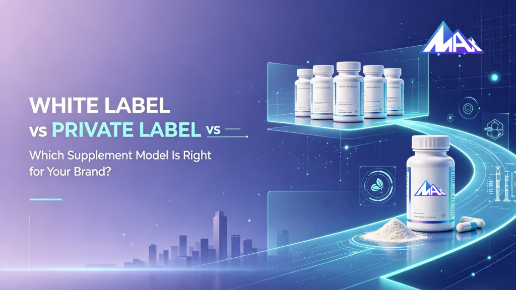 white label and private label powdered capsule supplements